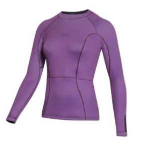 Mystic Lunar 2mm Womens Long Sleeve Neoprene Rash Vest - Purple