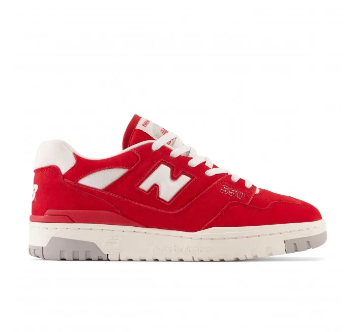 New Balance 550 Suede Pack Team Red