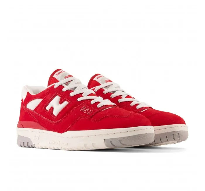 New Balance 550 Suede Pack Team Red