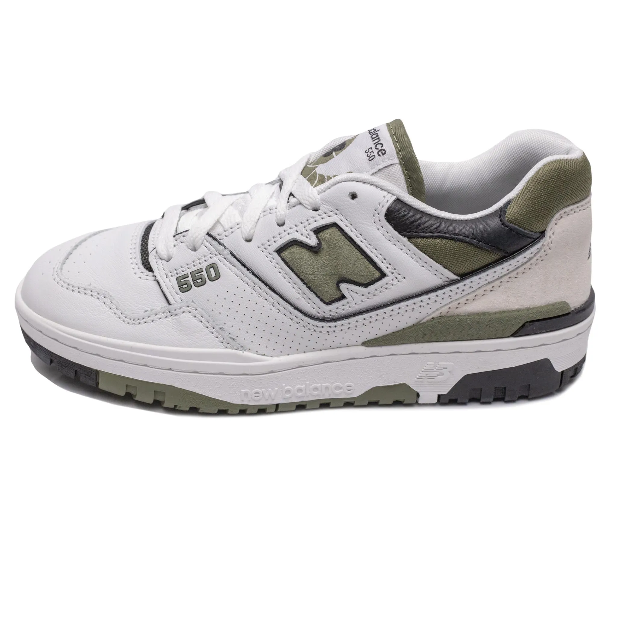 New Balance BB550DOB White/Dark Olivine