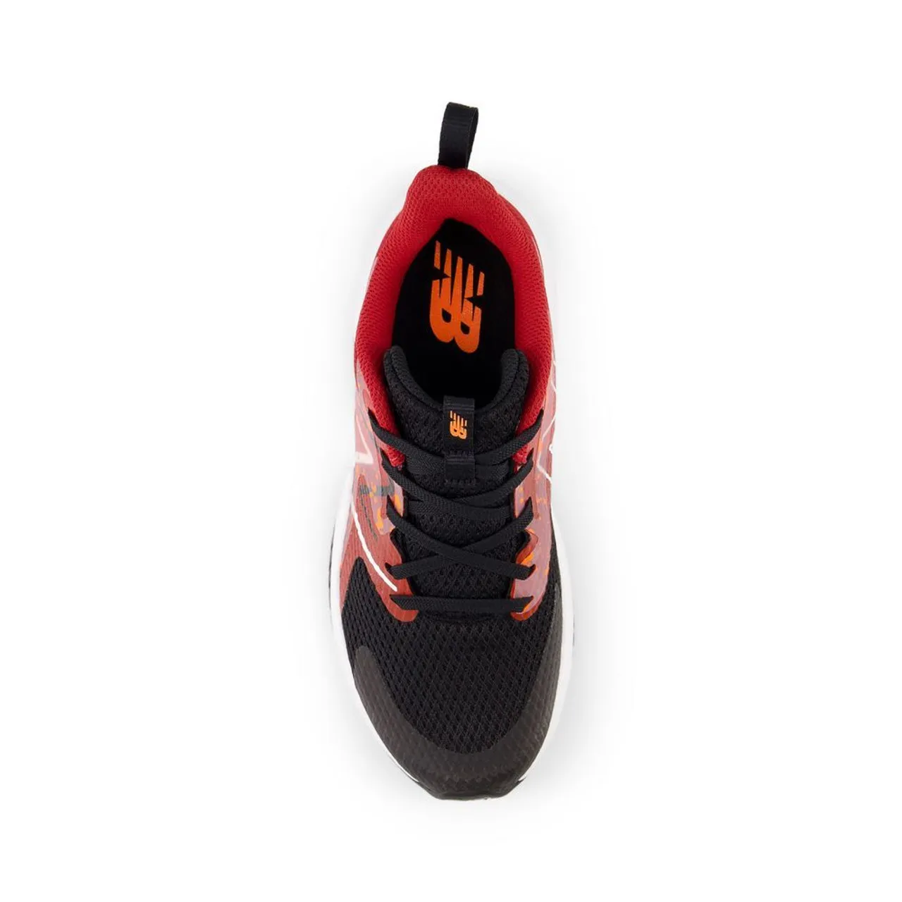 New Balance Big Kids Rave Run v2 - Black / True Red / Blaze Orange