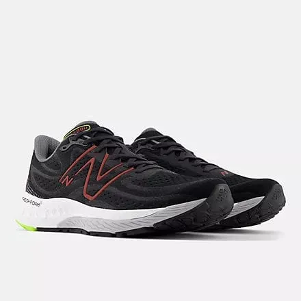 New Balance Mens Fresh Foam X 880v13 - Black w/ Brick Red