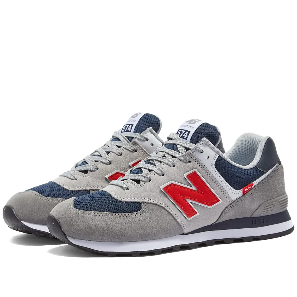 New Balance ML574SO2Light Grey & Red