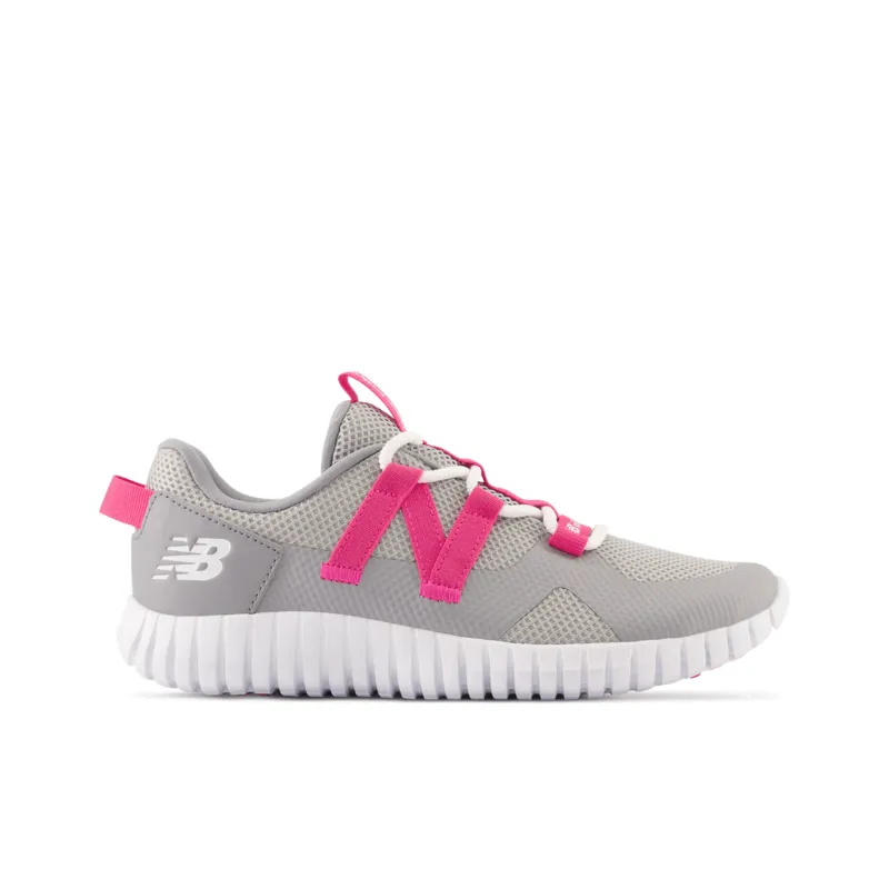 New Balance Youth Girls Playgruv V2 Bungee Running Shoe - GTPGRVAD (Wide)