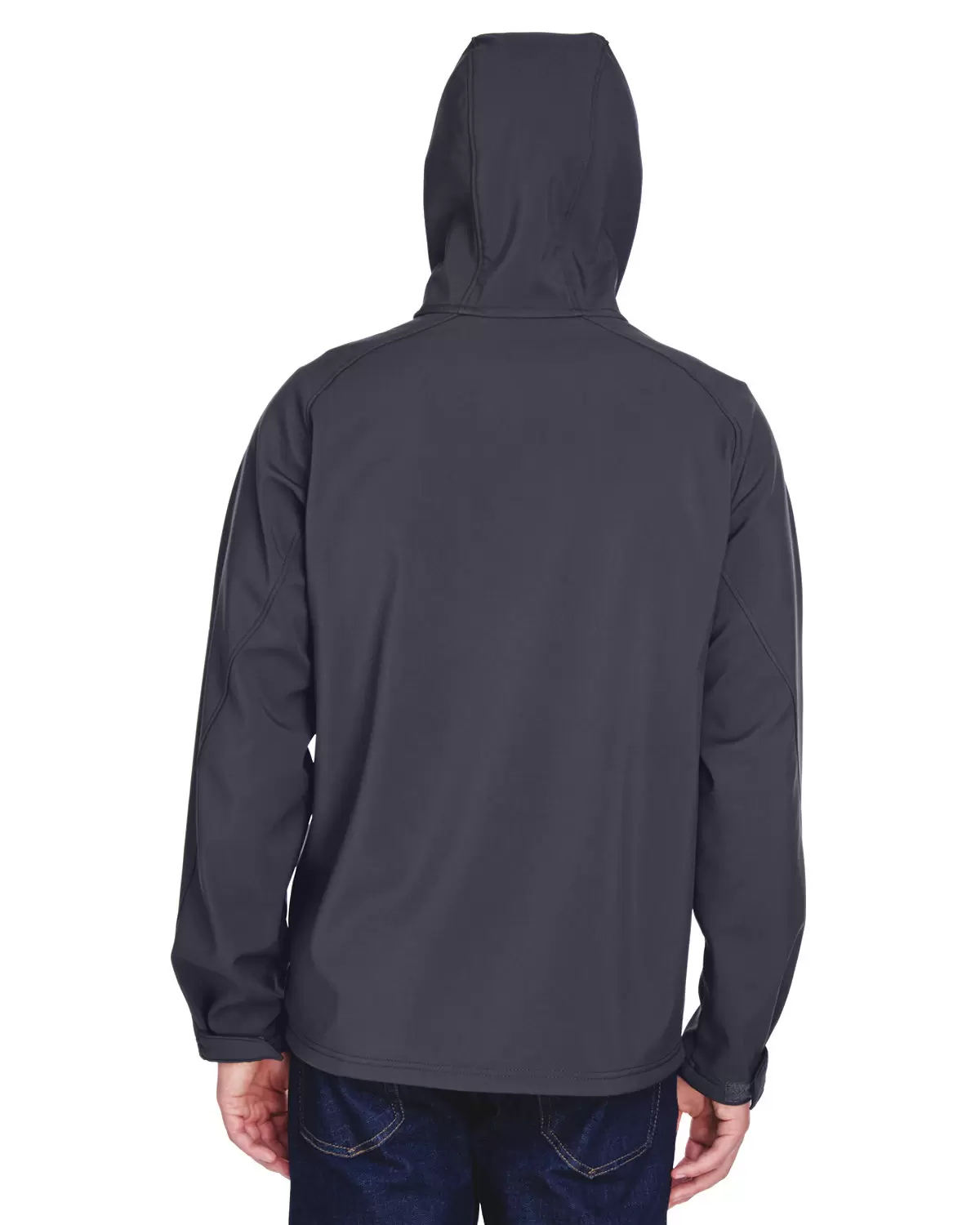 North End 88166 Men's Prospect Two-Layer Fleece Bonded Soft Shell Hooded Jacket SKU: 88166