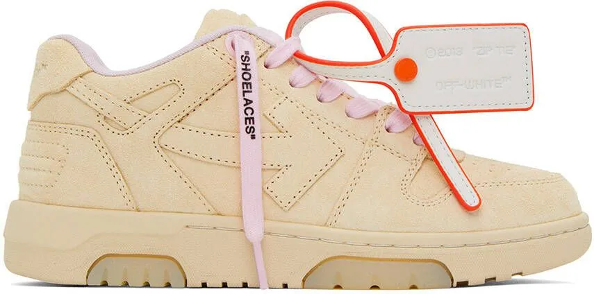 Off-White Beige Out Of Office Sneakers