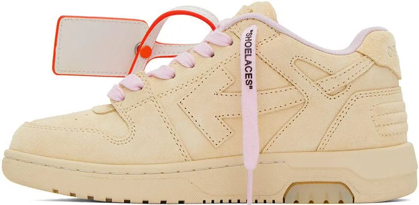 Off-White Beige Out Of Office Sneakers