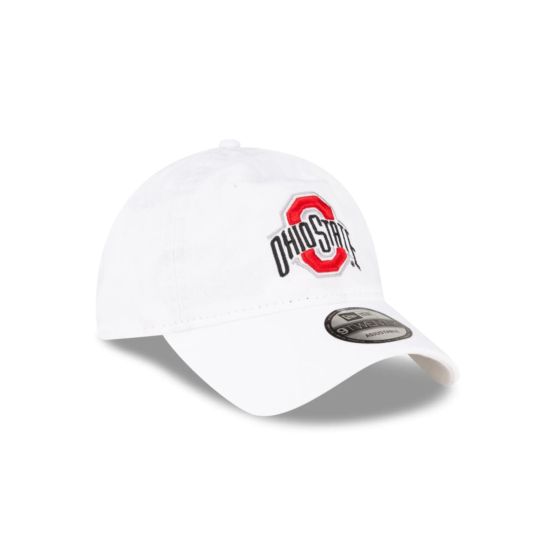 Ohio State Buckeyes White 9TWENTY Adjustable Hat