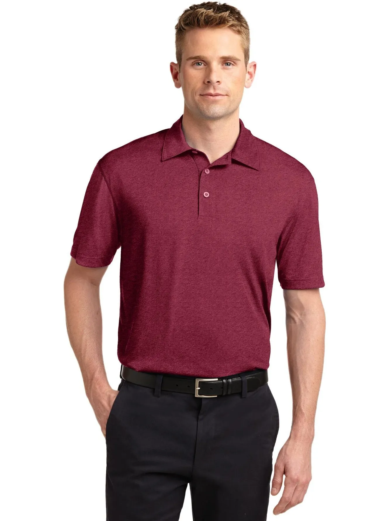 OUTLET-Sport-TekHeather Contender Polo