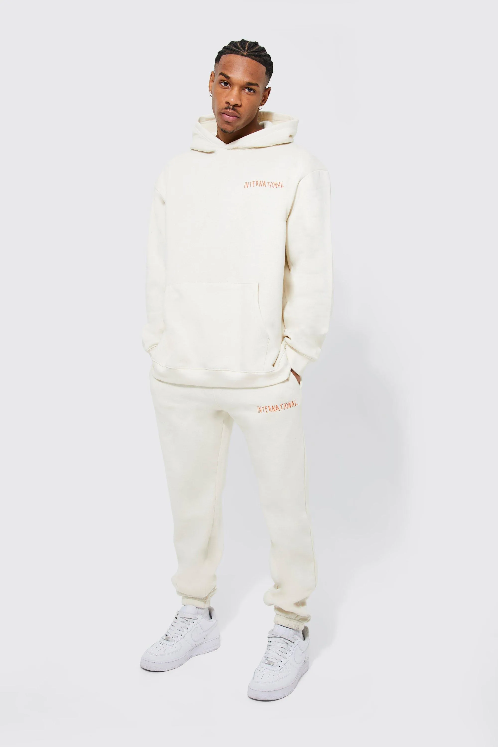 Oversized International Hooded Tracksuit