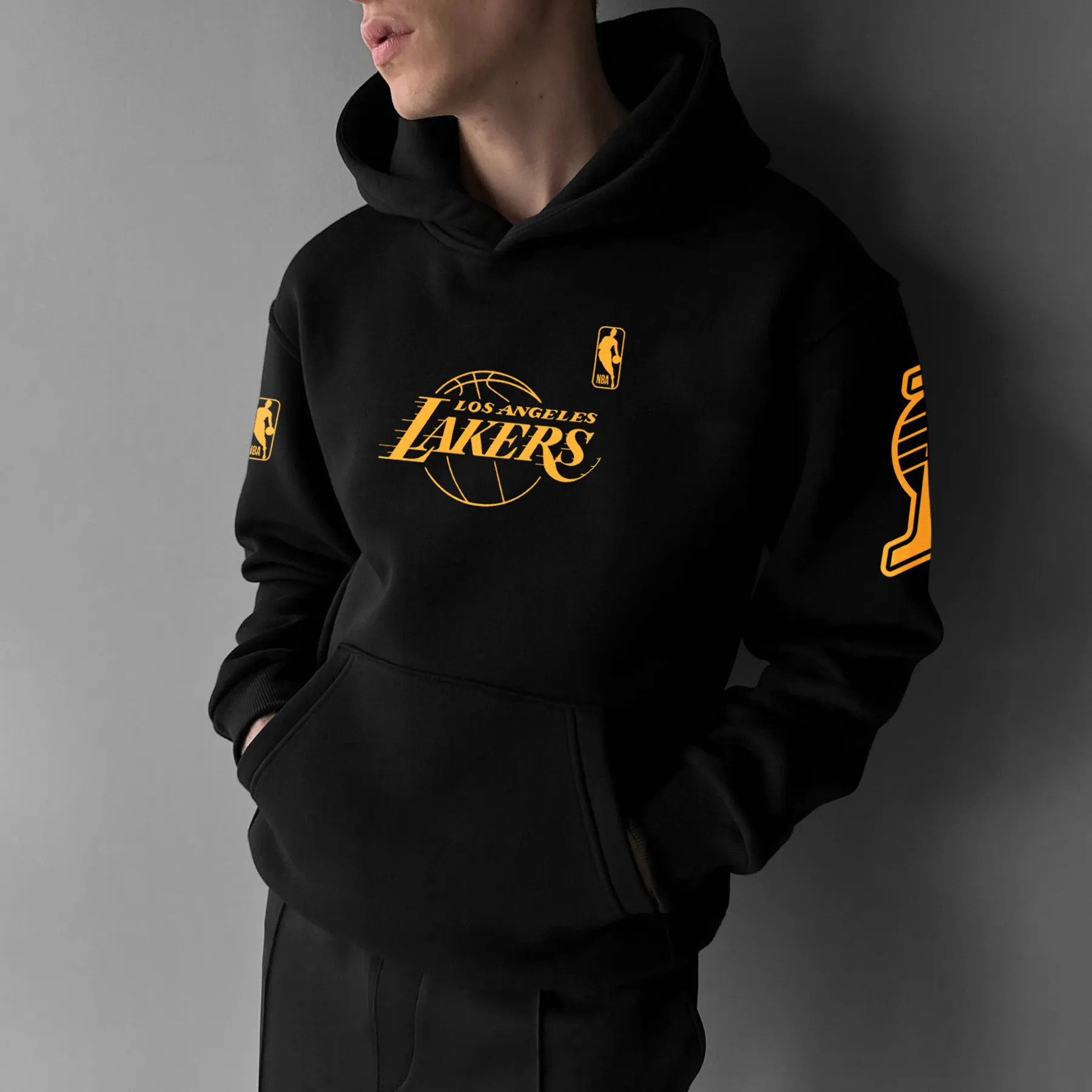 Oversized Street Style Basketball Print Hoodie Number 24 Hoodie 