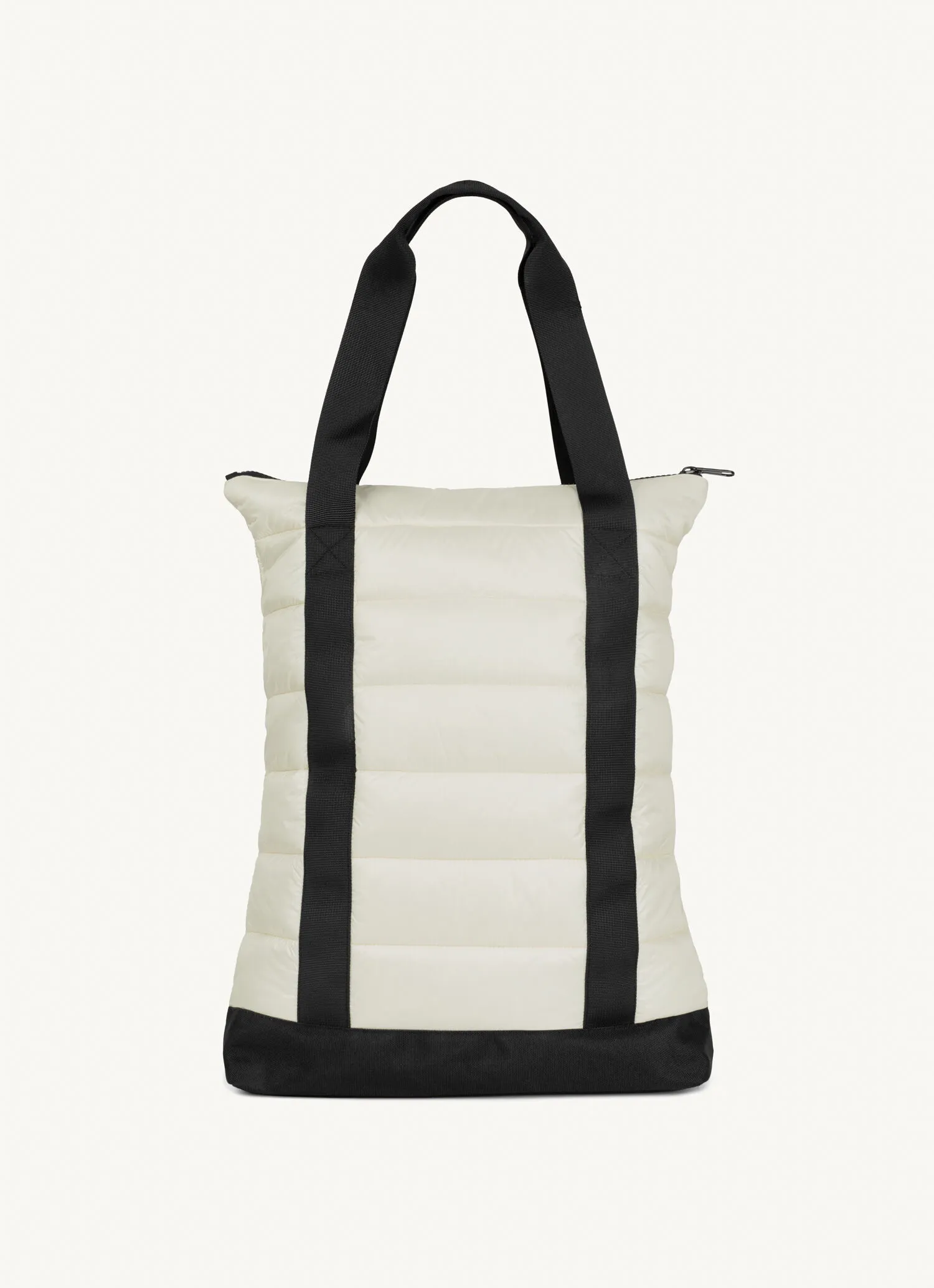 Padded and quilted unisex bag-