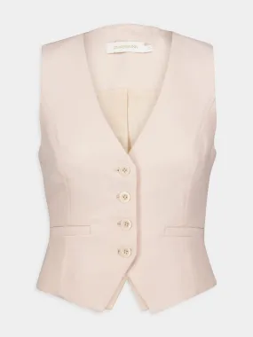 Pearl Wonderland Wool Blend Waistcoat