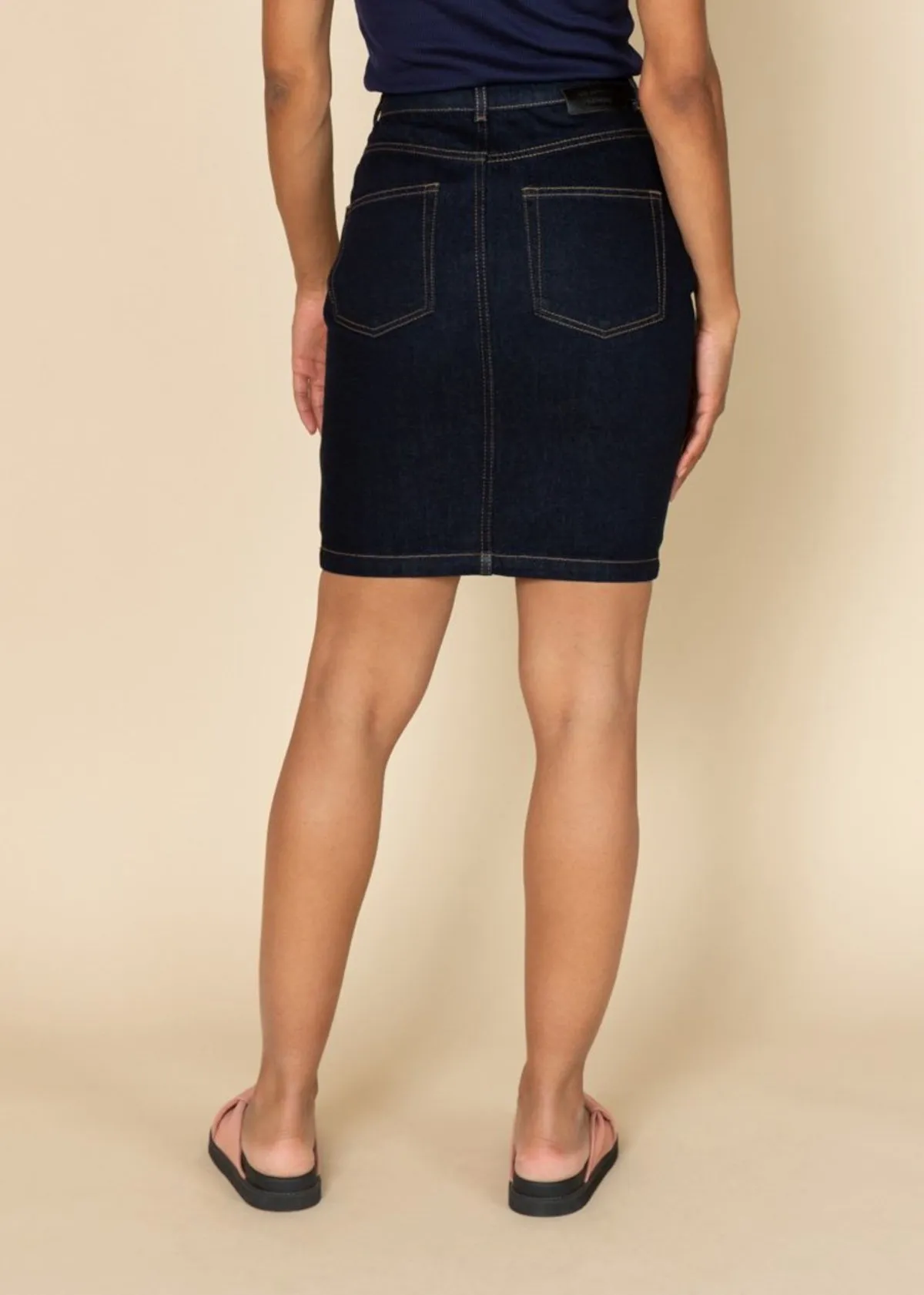 Penny Skirt - dark denim