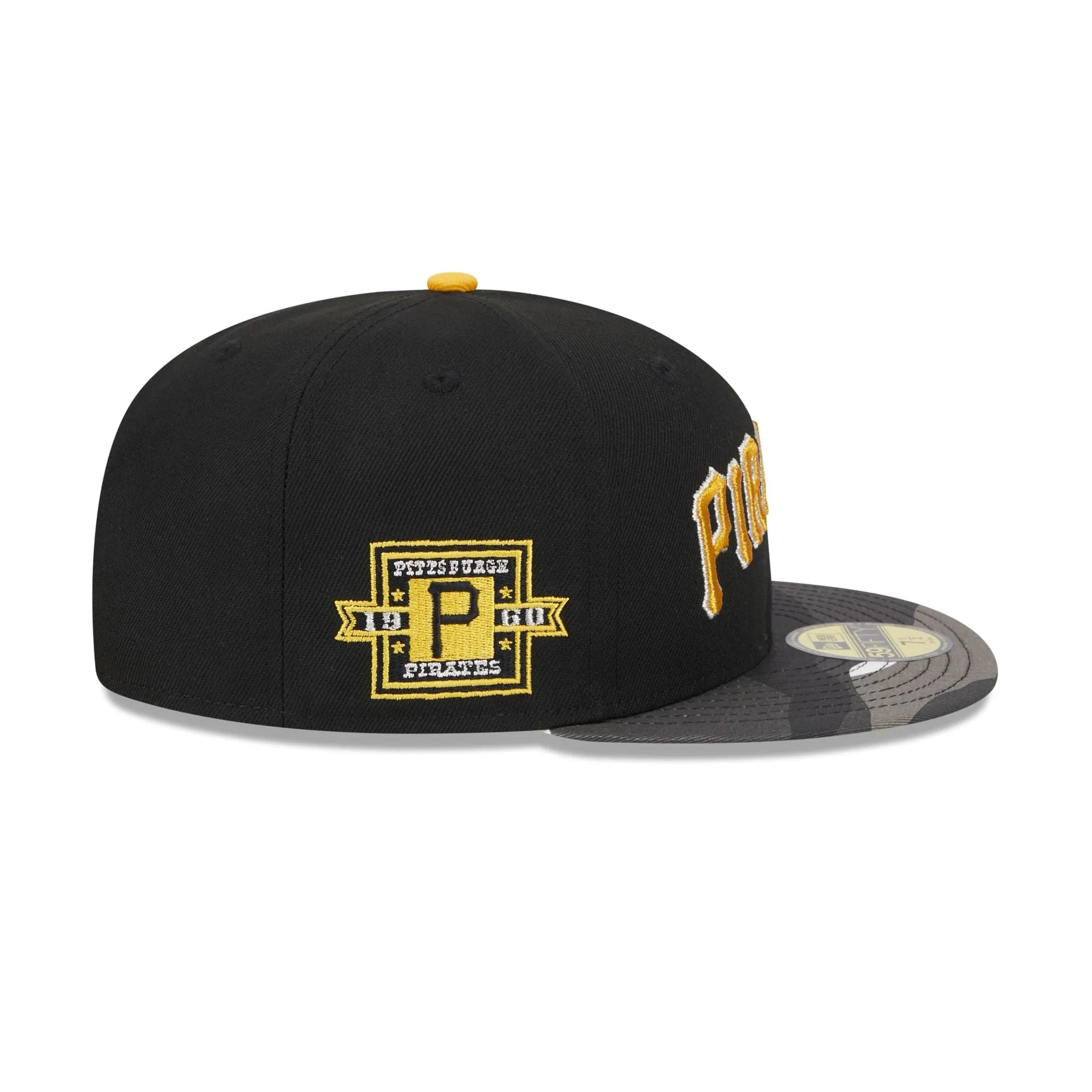 Pittsburgh Pirates Metallic Camo 59FIFTY Fitted Hat