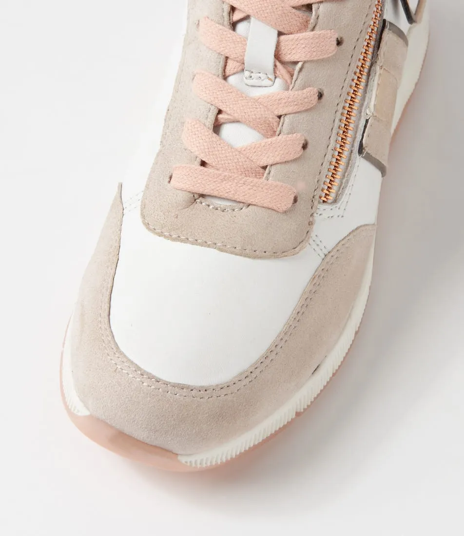 PLANET Bex Rose Combo Leather Sneakers