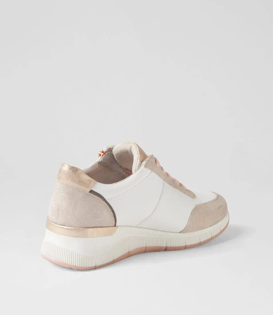 PLANET Bex Rose Combo Leather Sneakers