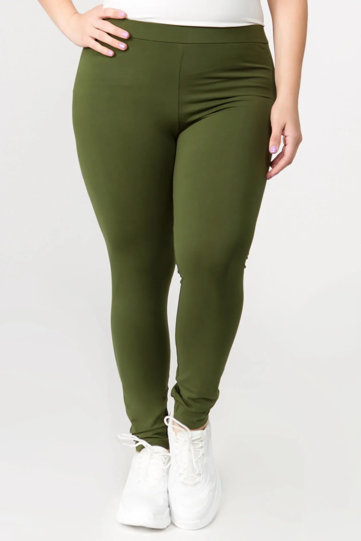 Plus Size Basically Perfect High Rise Cotton Leggings