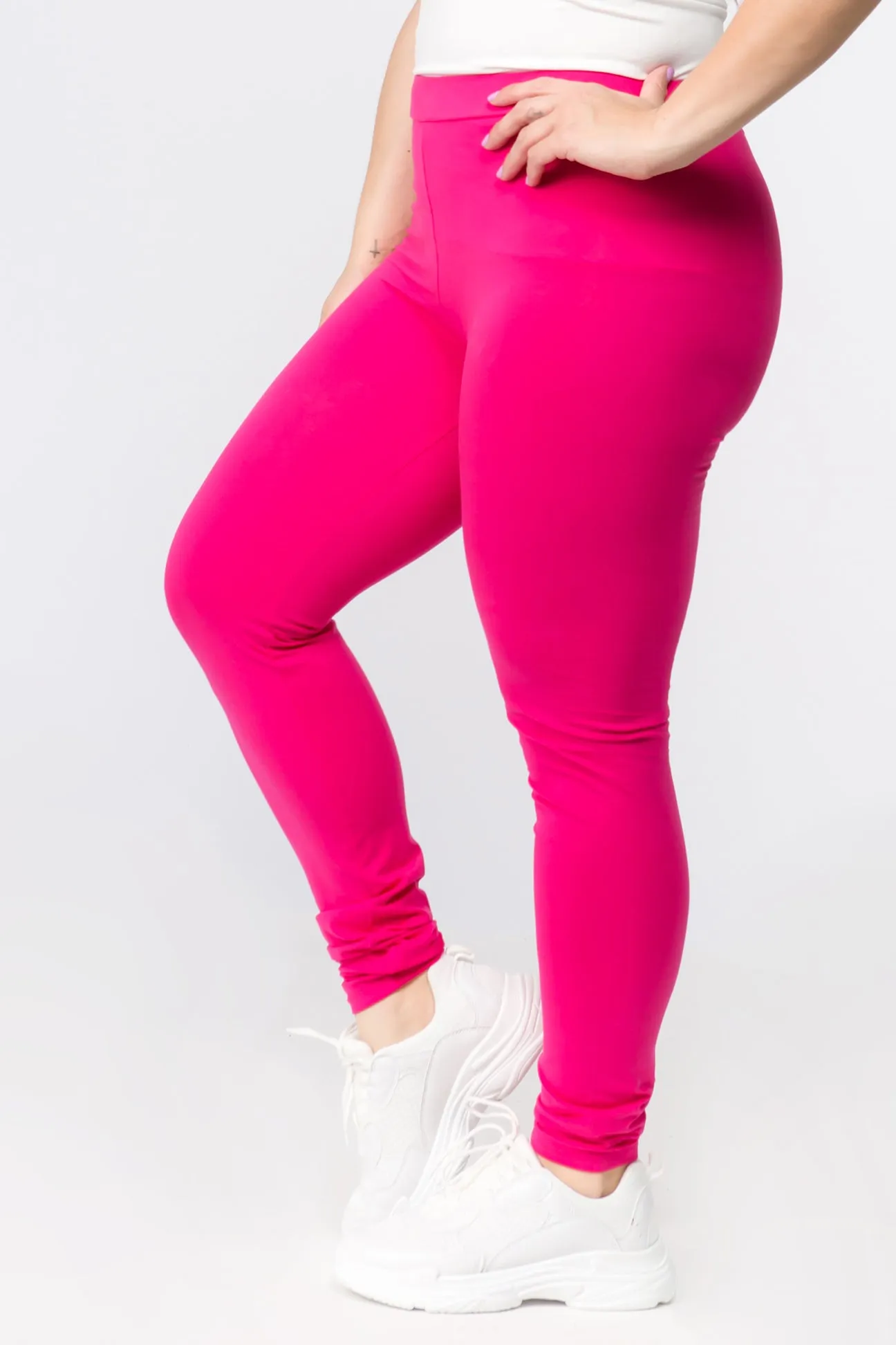 Plus Size Basically Perfect High Rise Cotton Leggings