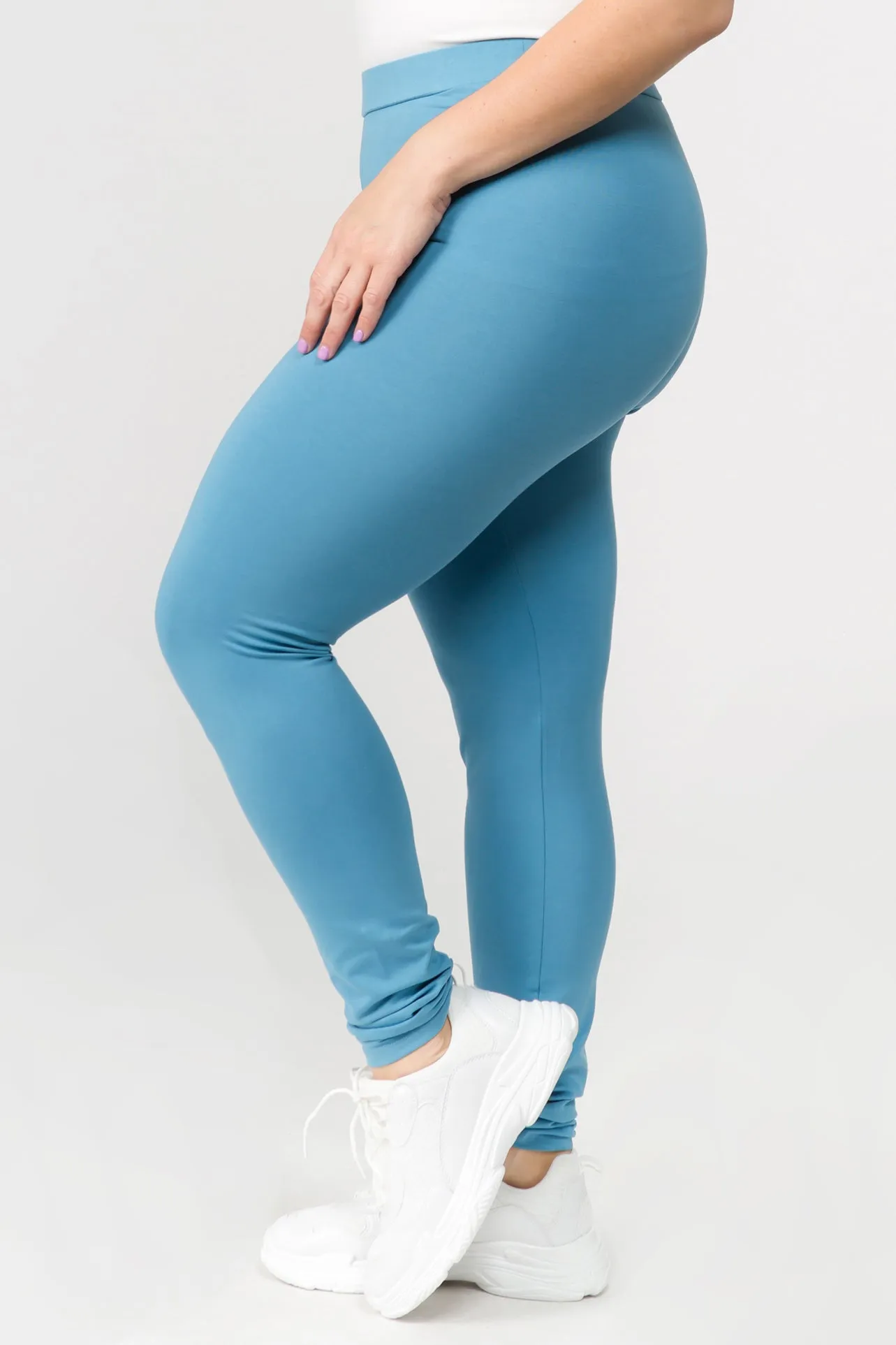 Plus Size Basically Perfect High Rise Cotton Leggings