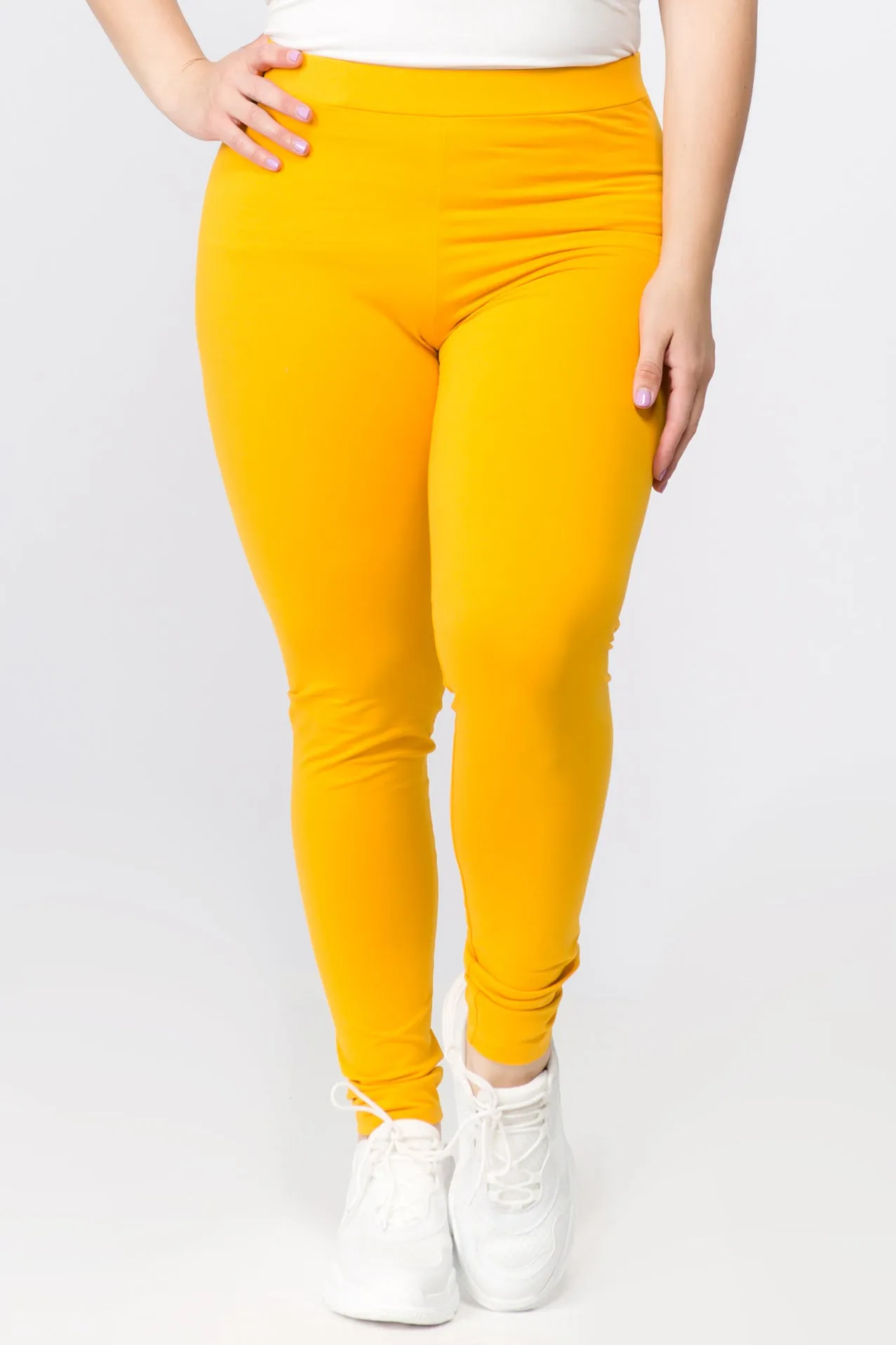 Plus Size Basically Perfect High Rise Cotton Leggings