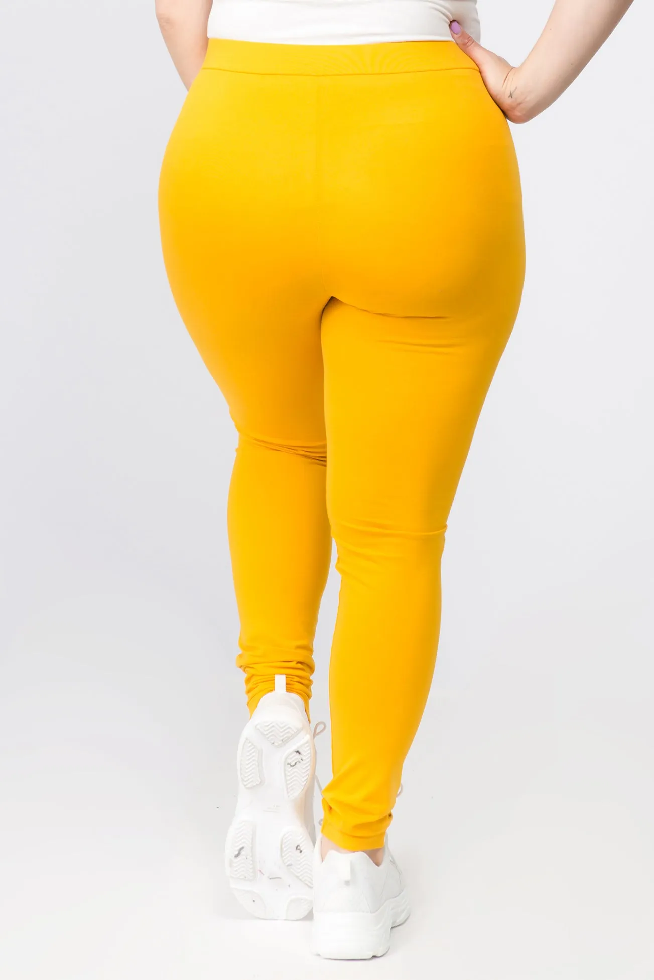 Plus Size Basically Perfect High Rise Cotton Leggings