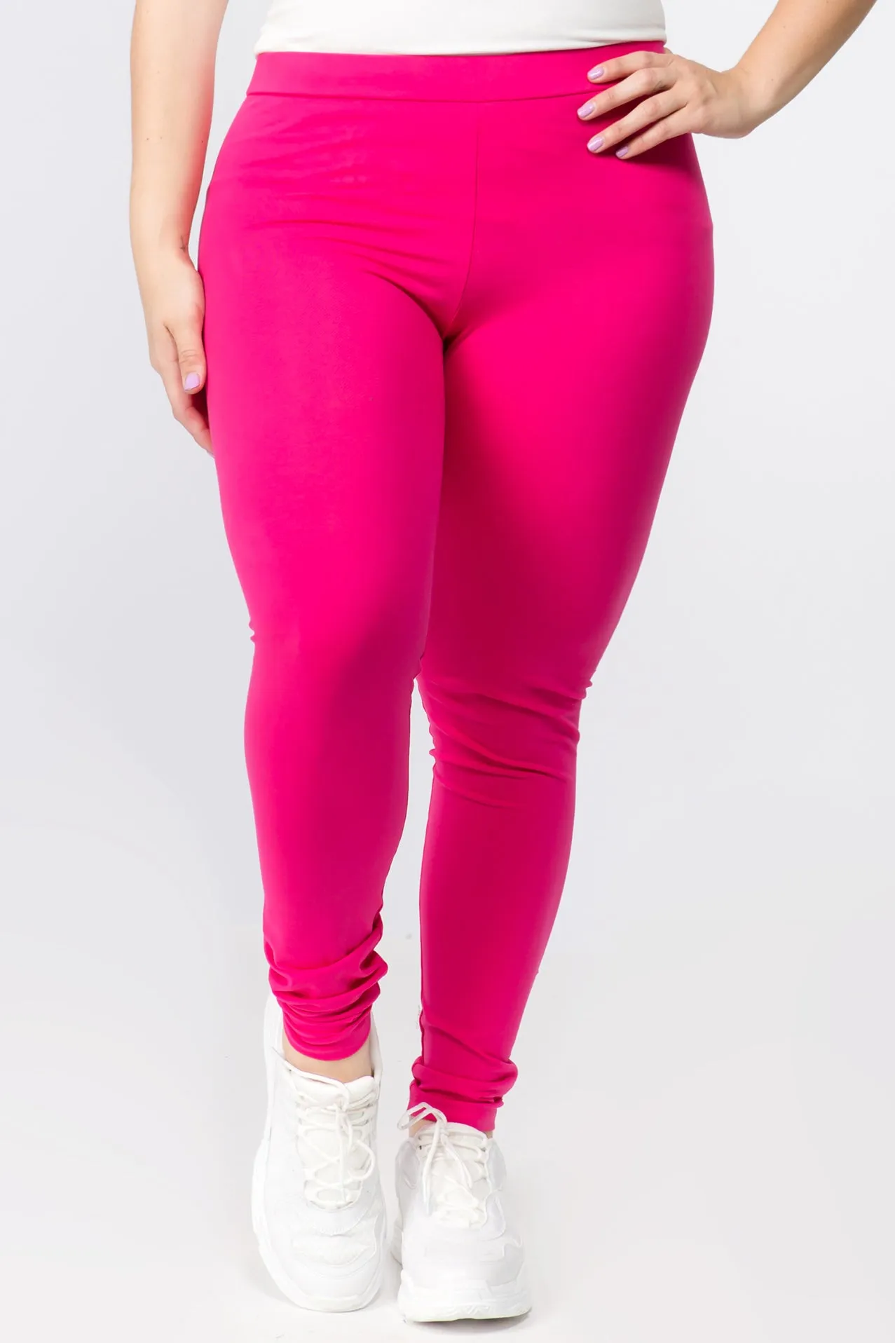 Plus Size Basically Perfect High Rise Cotton Leggings