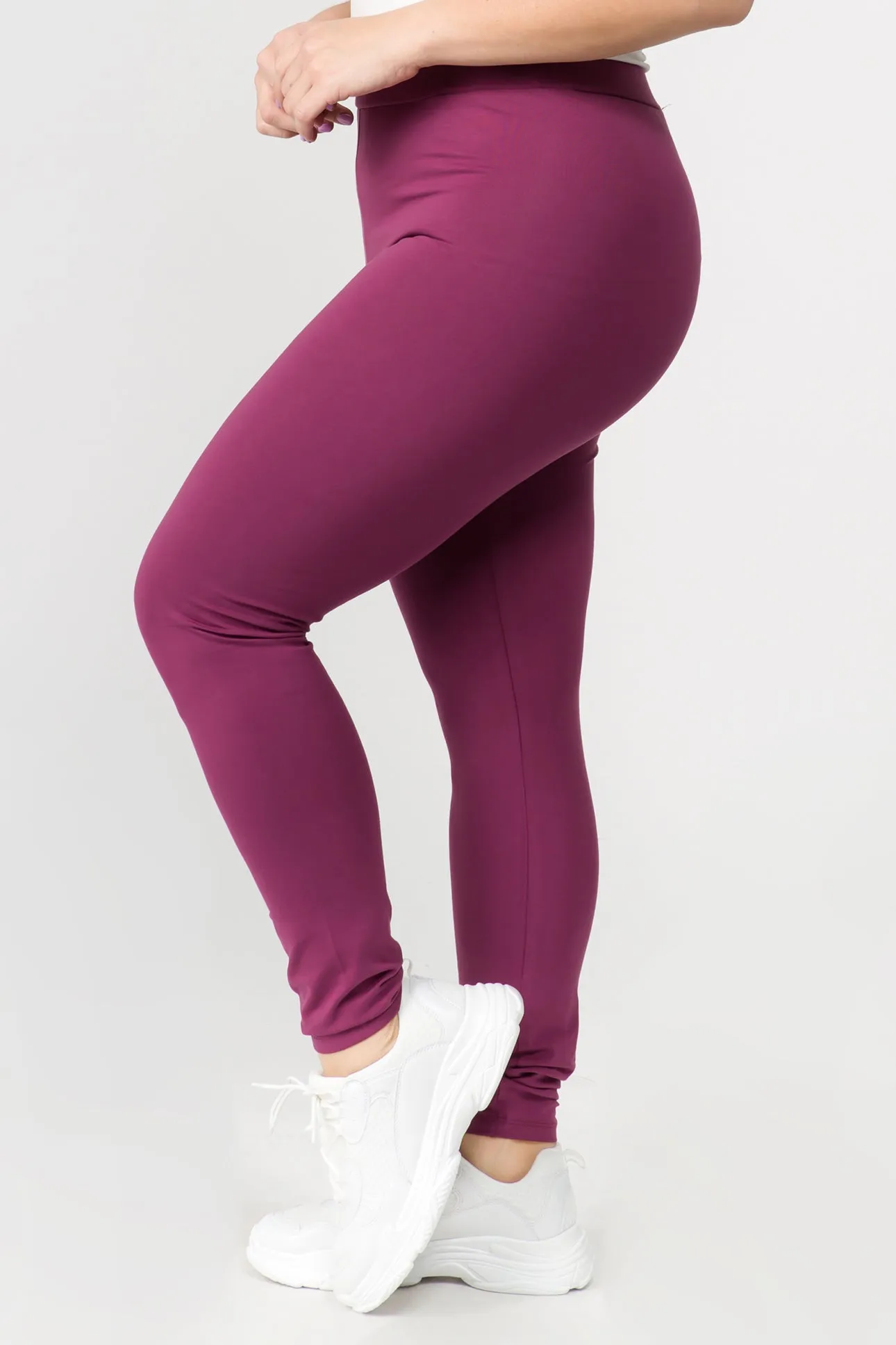 Plus Size Basically Perfect High Rise Cotton Leggings