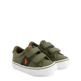 Polo Ralph Lauren Baby - Sayer EZ Branded Sneakers Olive Tumbled, Camouflage