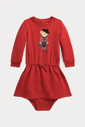 Polo Ralph Lauren Kids 12-18 Aylk Kz Bebek Polo Bear Sweatshirt Elbise