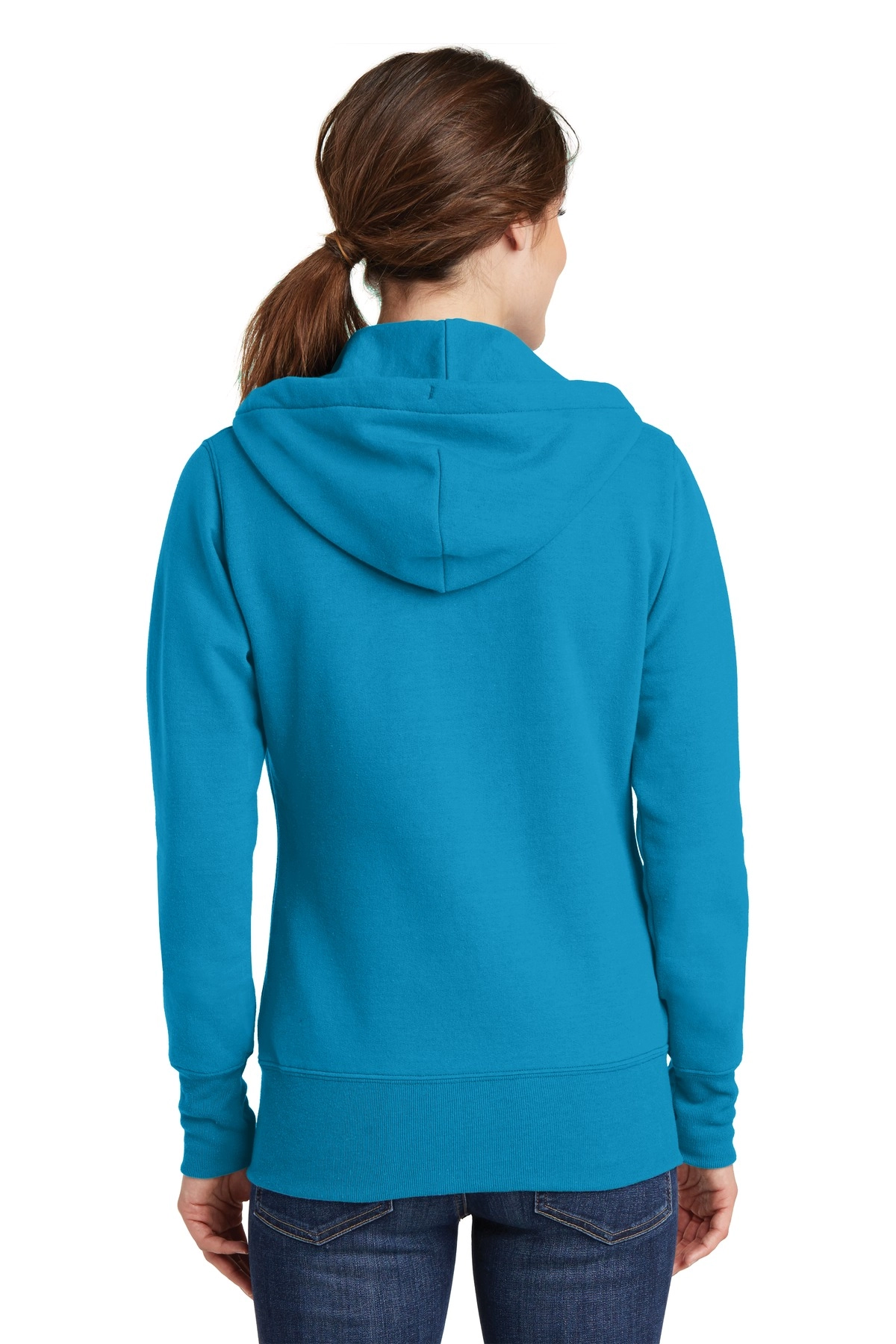 Port & Company LPC78ZH Ladies Core Fleece Full-Zip Hooded Sweatshirt SKU: LPC78ZH