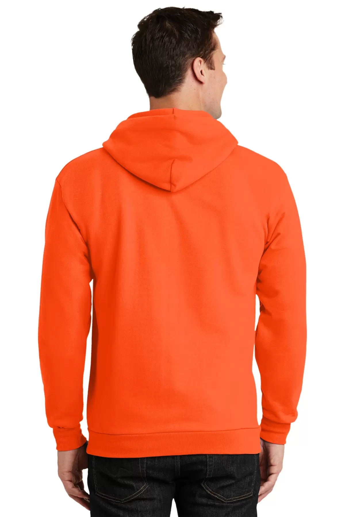 Port & Company PC90ZHT Tall Essential Fleece Full-Zip Hooded Sweatshirt SKU: PC90ZHT