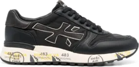 Premiata Mick logo-patch sneakers Black