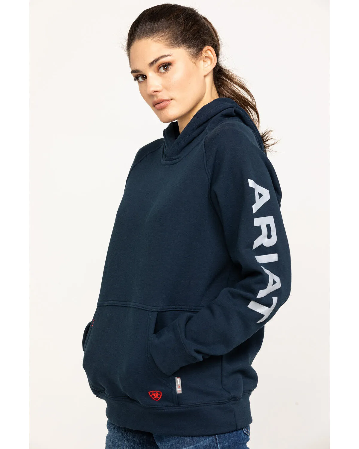 Product Name:  Ariat Women's FR Primo Fleece Logo Hooded Sweatshirt