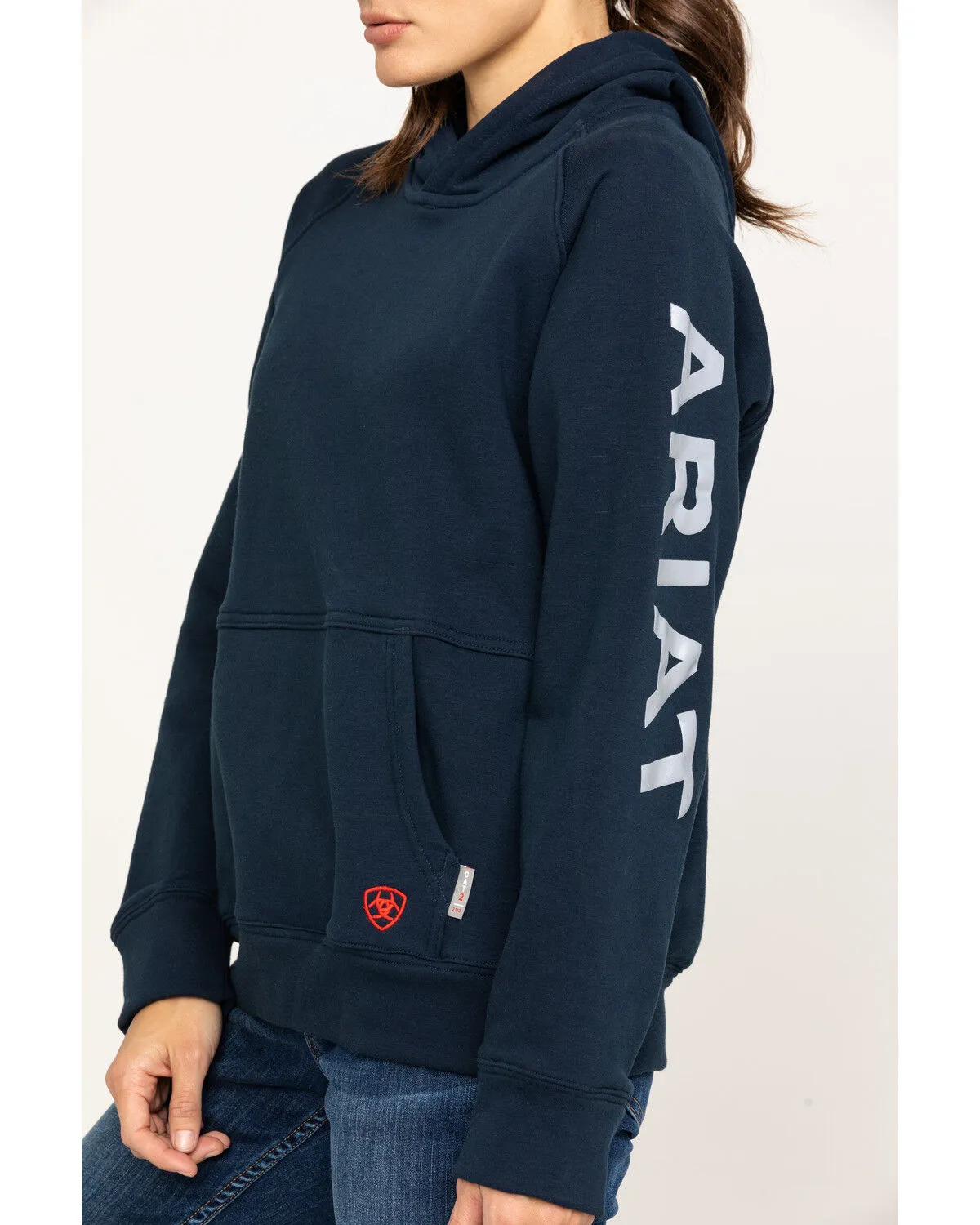 Product Name:  Ariat Women's FR Primo Fleece Logo Hooded Sweatshirt