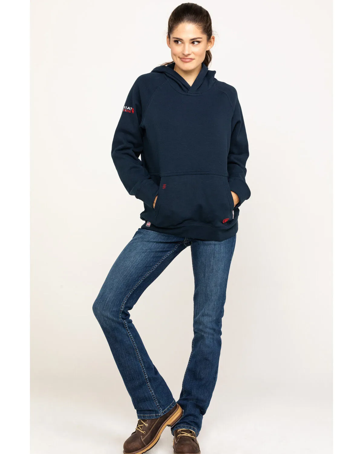 Product Name:  Ariat Women's FR Primo Fleece Logo Hooded Sweatshirt