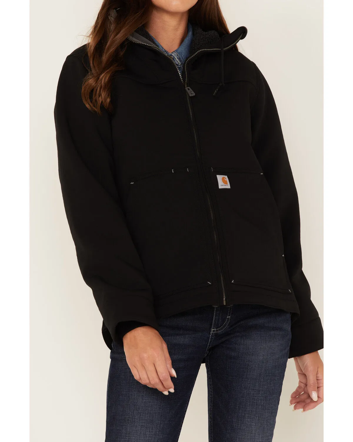 Product Name:  Carhartt Women's Super Dux Relaxed Fit Zip-Front Sherpa-Lined Work Jacket