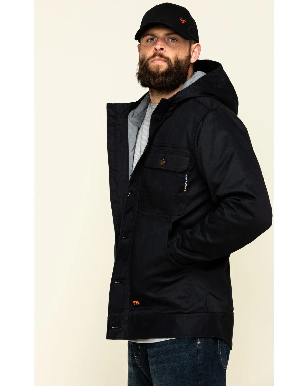 Product Name:  Cody James Men's FR Hooded Duck Work Jacket