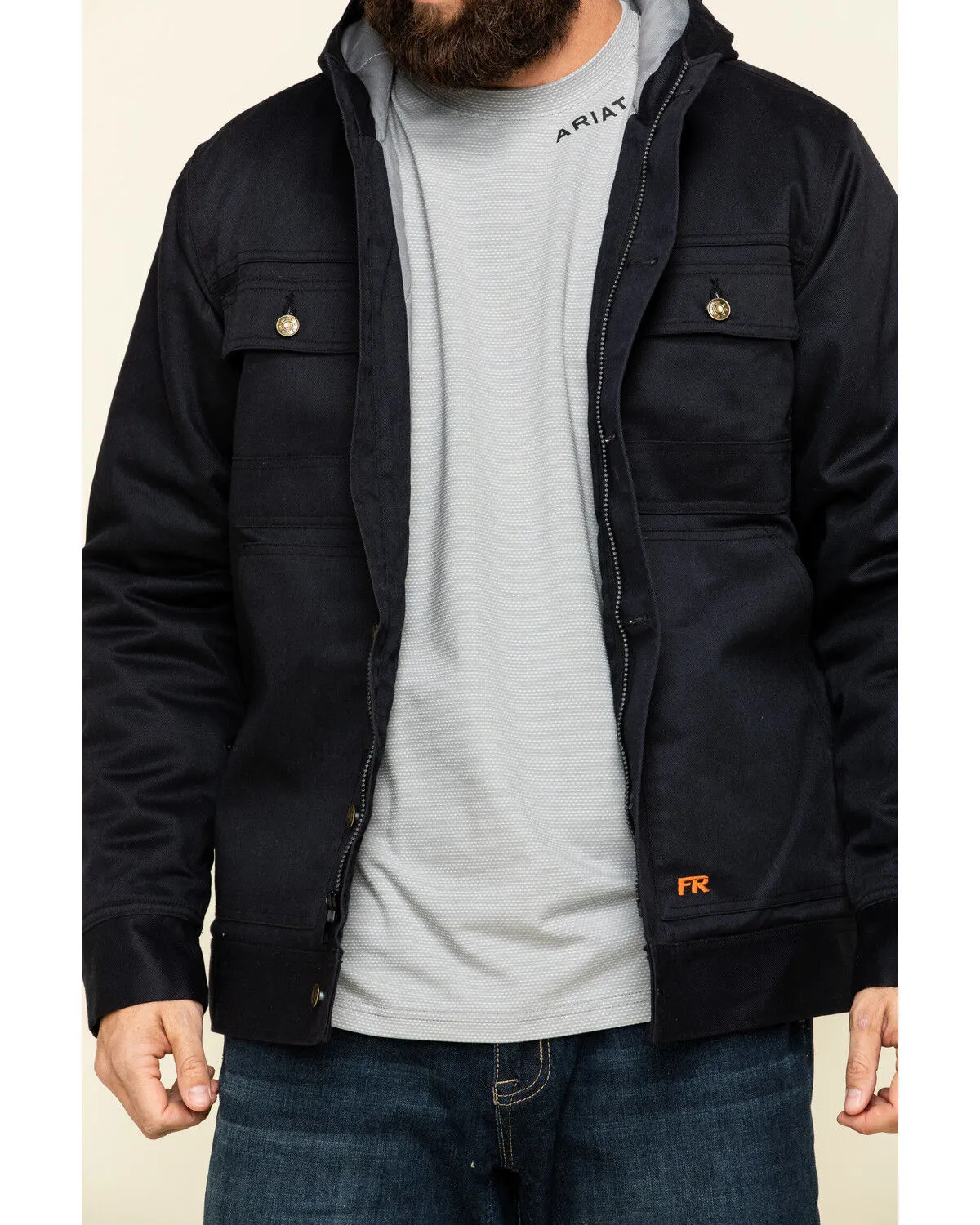 Product Name:  Cody James Men's FR Hooded Duck Work Jacket