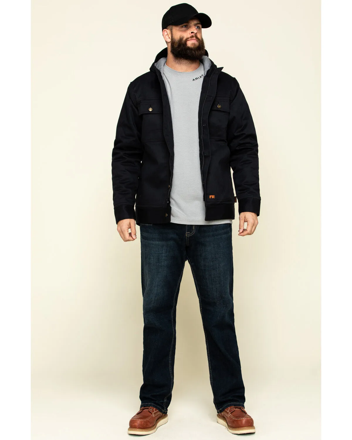 Product Name:  Cody James Men's FR Hooded Duck Work Jacket