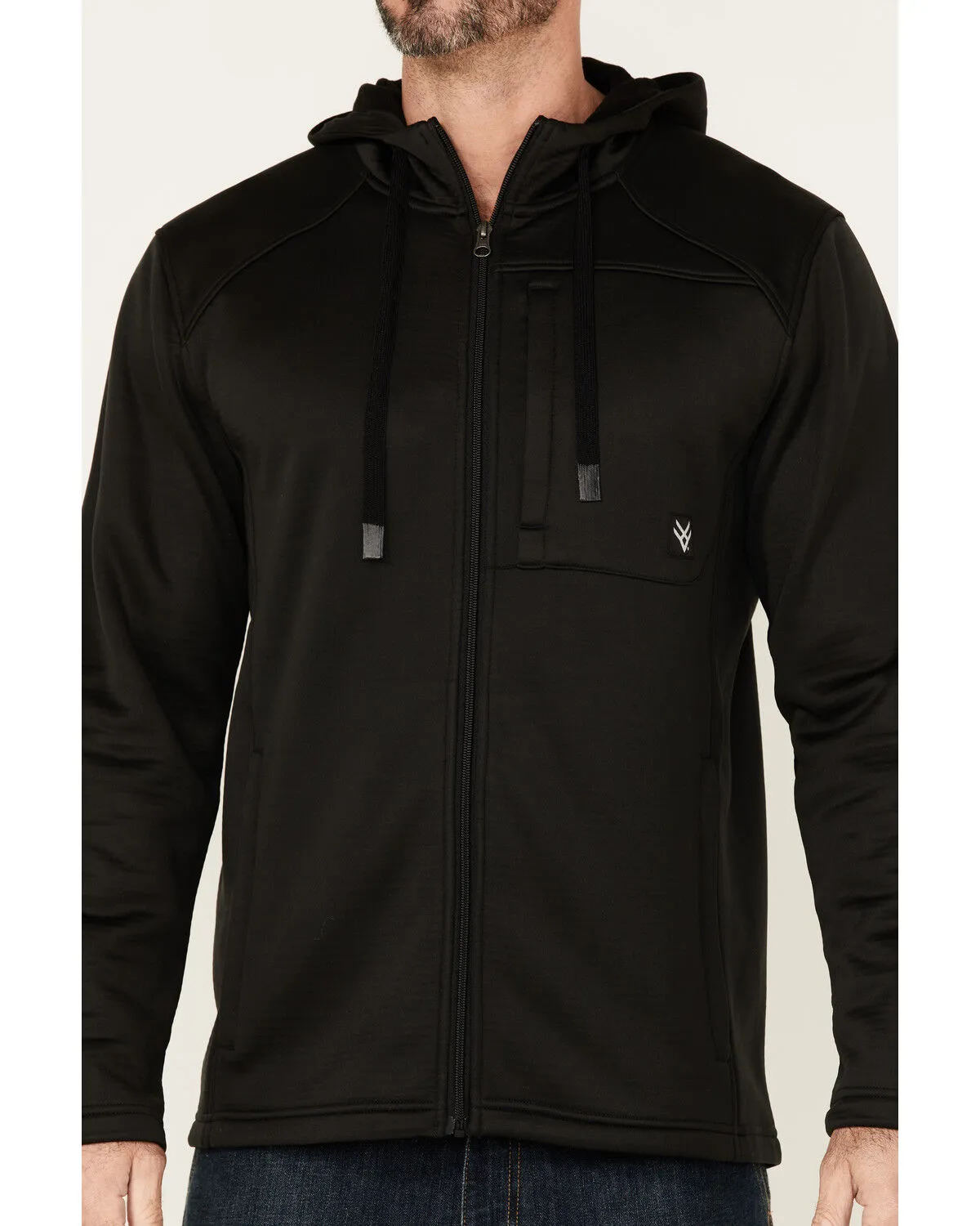 Product Name:  Hawx Men's Merrick Grid Back Zip-Front Fleece Hooded Work Jacket