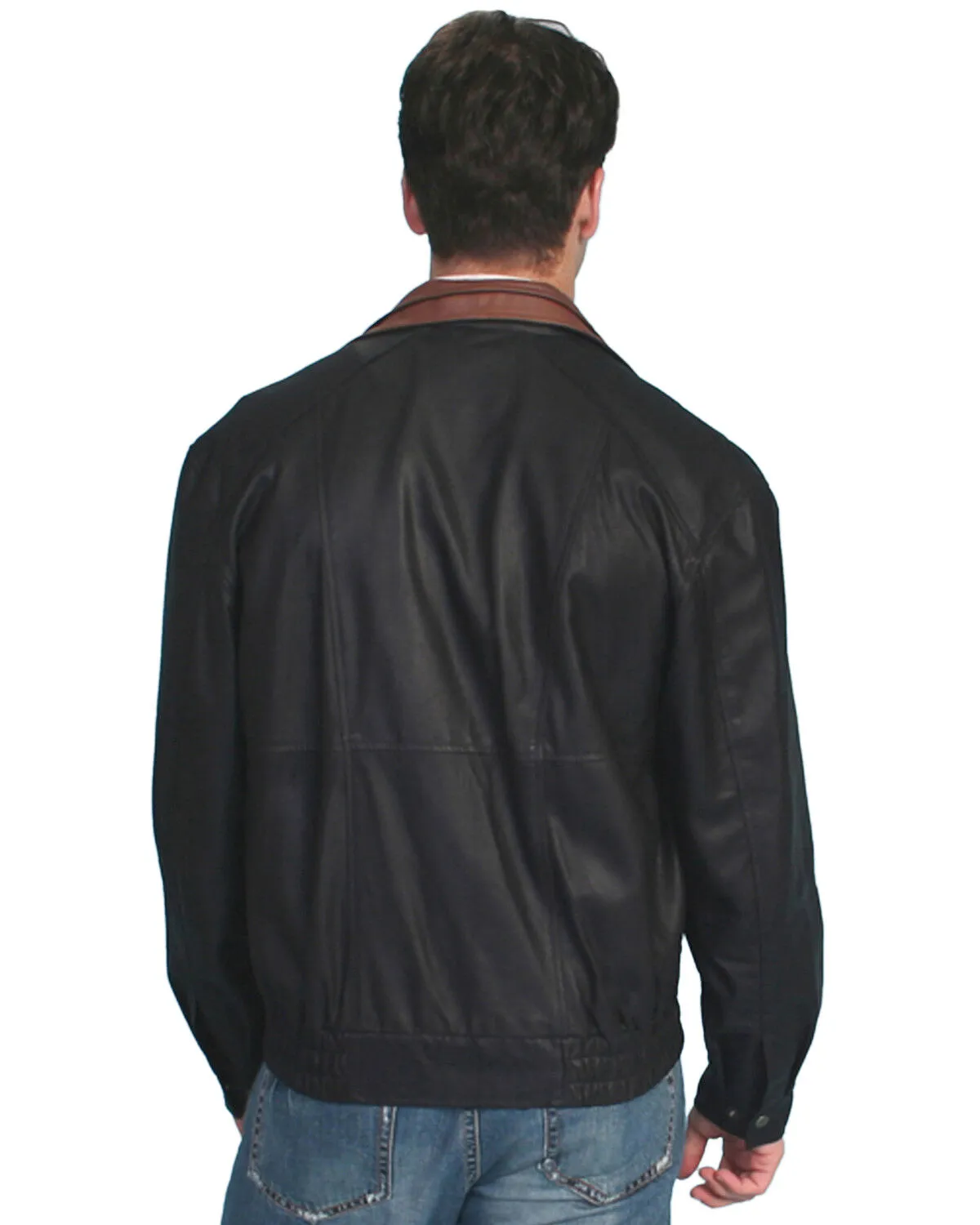 Product Name:  Scully Double Collar Leather Jacket - Tall