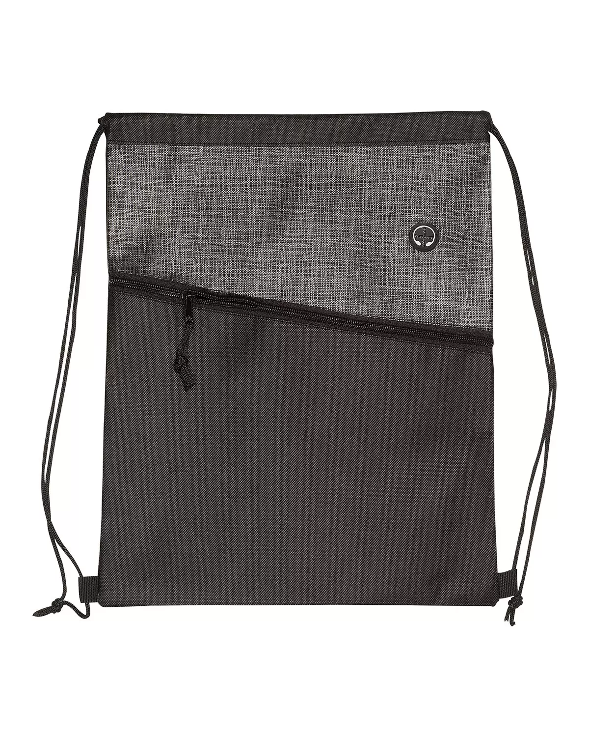 Promo Goods  BG219 Tonal Heathered Non-Woven Drawstring Backpack SKU: BG219