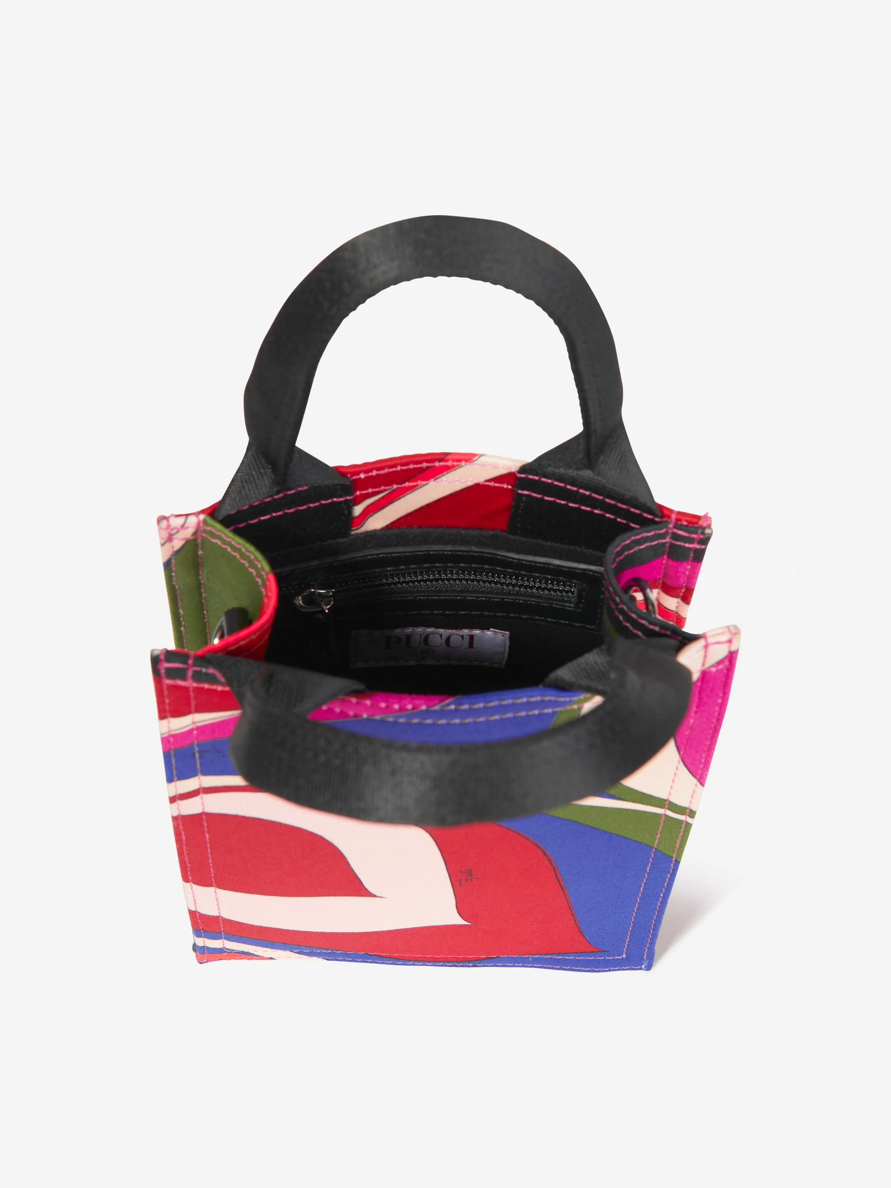 Pucci Girls Onde Print Shoulder Bag in Multicolour (27cm)