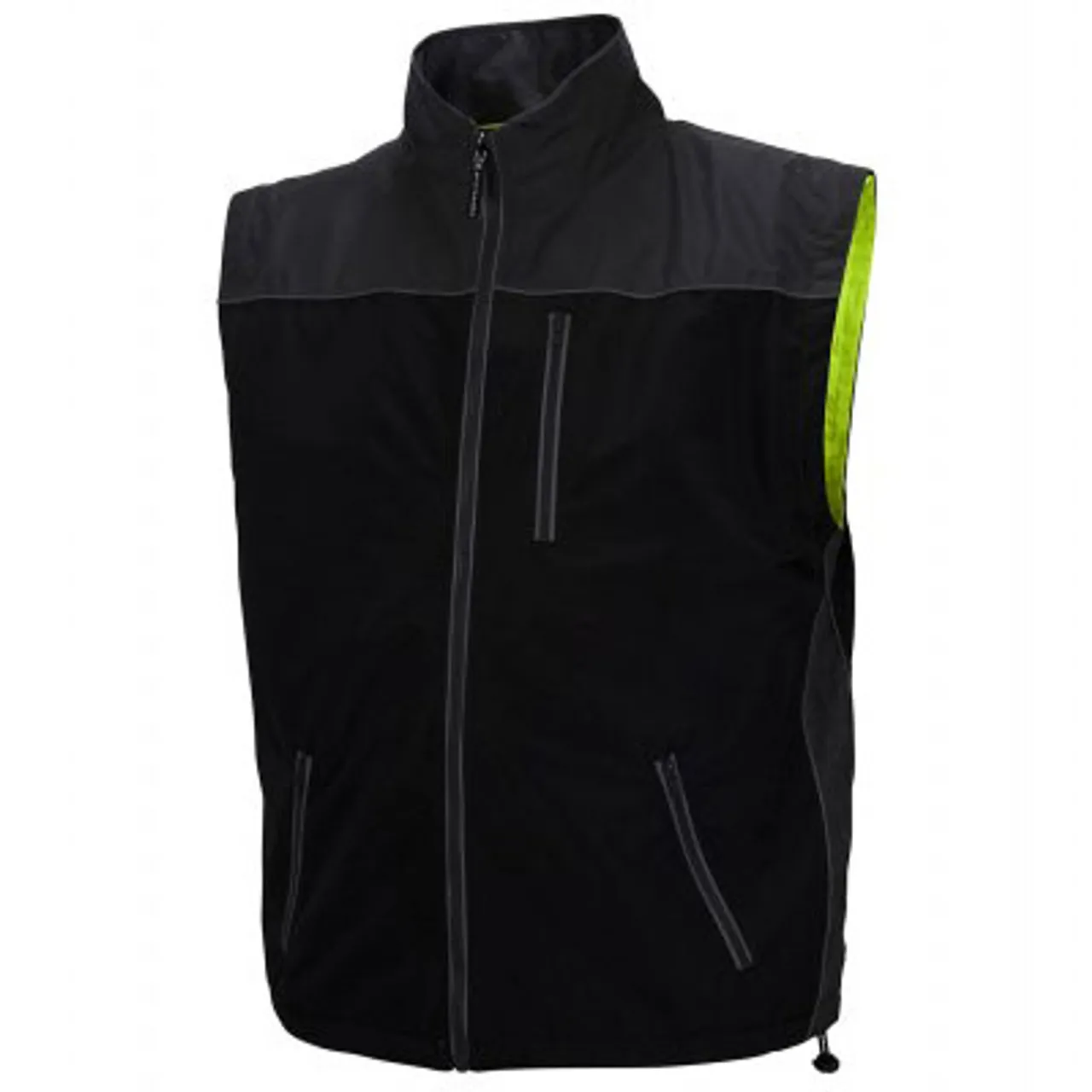 Pyramex Class 3 Hi Vis Lime Weather Resistant 4-in-1 Reversible Jacket with Zip Off Sleeves RJR3410