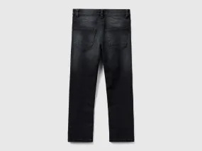 "Eco-Recycle" five-pocket jeans - Black | Benetton