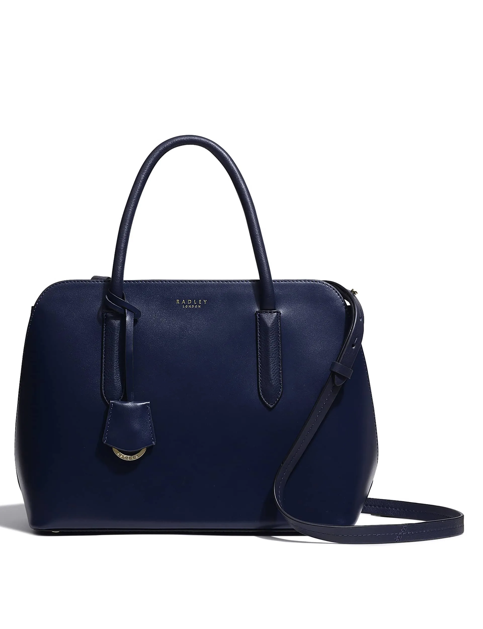 Radley Women's Liverpool Street 2.0 Leather Grab Bag - Navy, Navy,Black