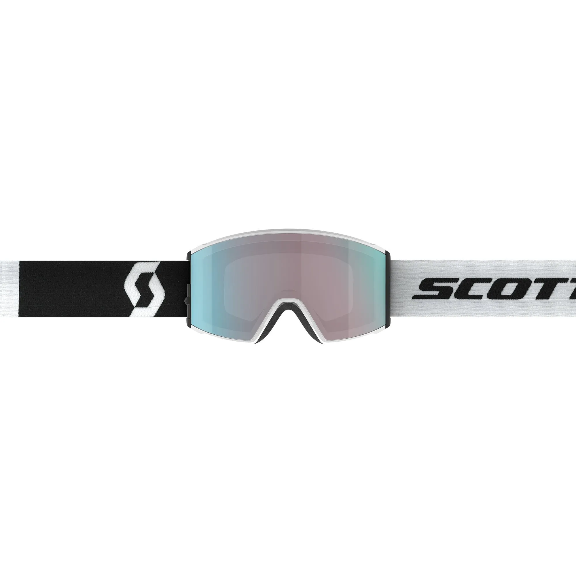 React Goggles - Team White/Black/Enhancer Aqua Chrome