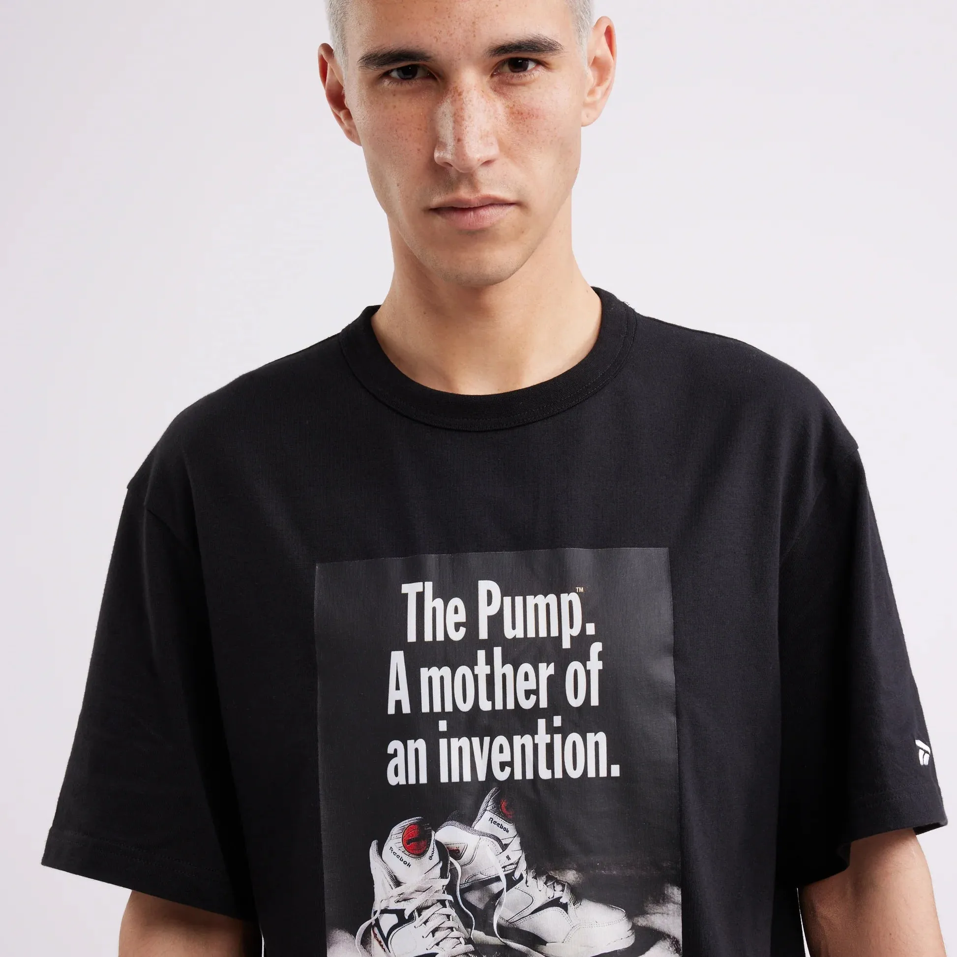 Reebok Basketball Pump Graphic Tee Black