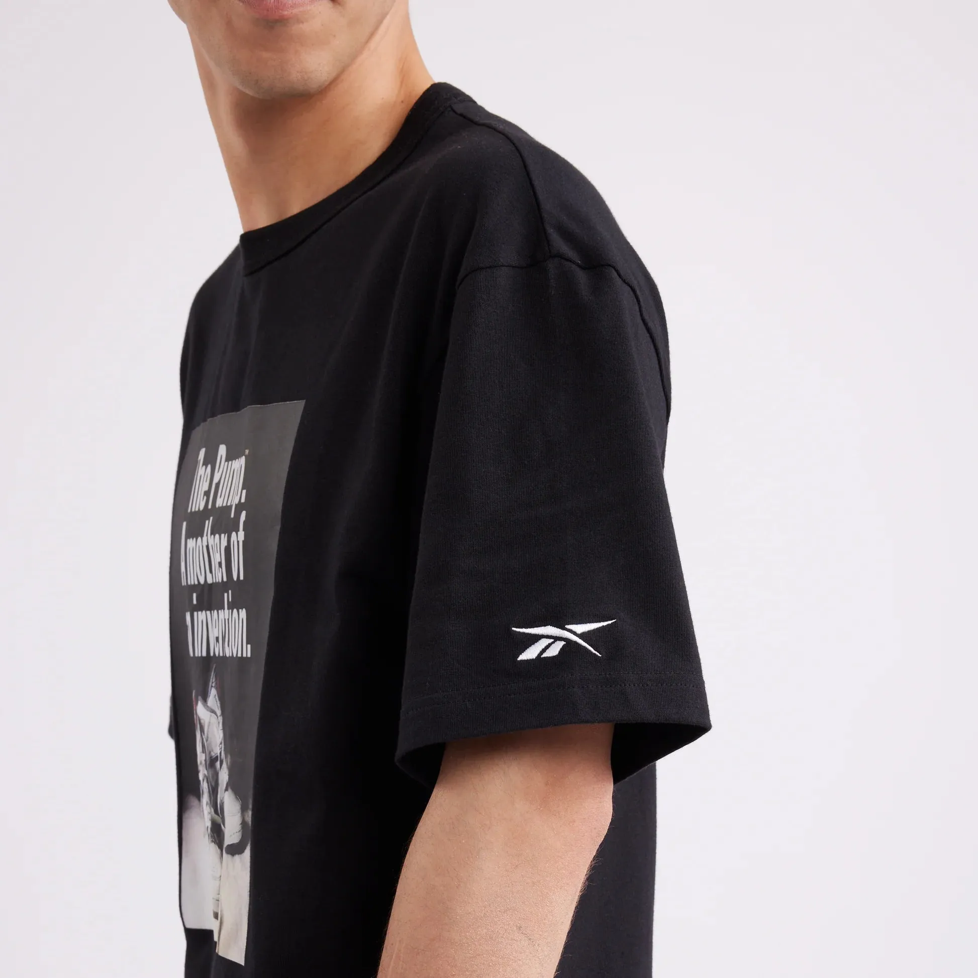 Reebok Basketball Pump Graphic Tee Black